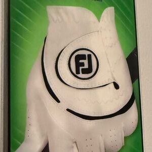 FootJoy White and Black WeatherSof Golf Glove